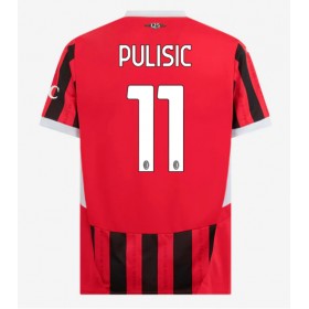 AC Milan Christian Pulisic #11 Heimtrikot 2024-25 Kurzarm